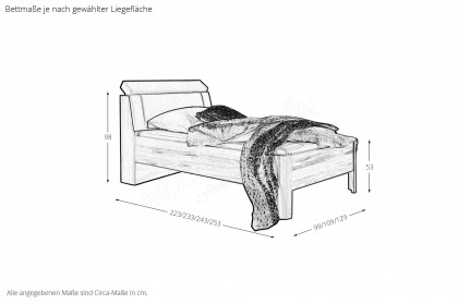 Mainau von Wiemann - Schlafzimmer Polar-Lärche-Nachbildung