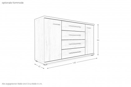 Mainau von Wiemann - Schlafzimmer Polar-Lärche-Nachbildung