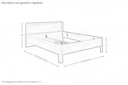 Mainau von Wiemann - Schlafzimmer Holz-Nachbildung Polar-Lärche