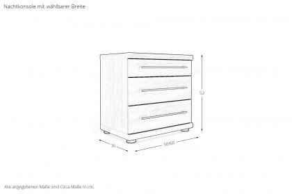 Mainau von Wiemann - Schlafzimmer Holz-Nachbildung Polar-Lärche