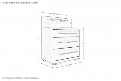 Mainau von Wiemann - Schlafzimmer Holz-Nachbildung Polar-Lärche