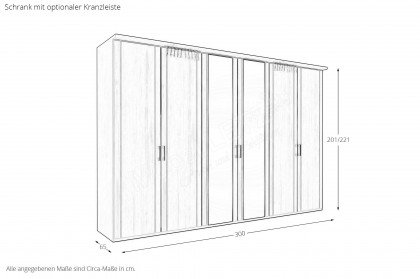 Mainau von Wiemann - Schlafzimmer Holz-Nachbildung Polar-Lärche