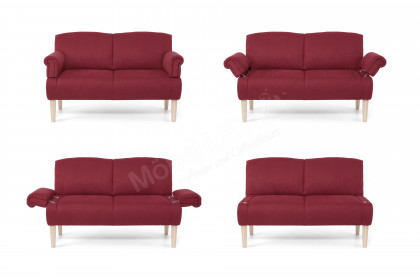 Paisley von Sit & More - Küchensofa 2-sitzig bordeaux