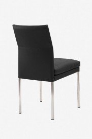 Sina 1 von Wöstmann S-Kultur  - Stuhl in Kunstleder schwarz