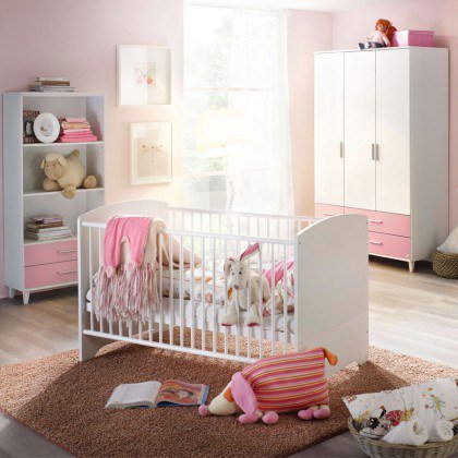 Aik-Extra von Rauch Blue - Babyzimmer alpinweiß - rosa