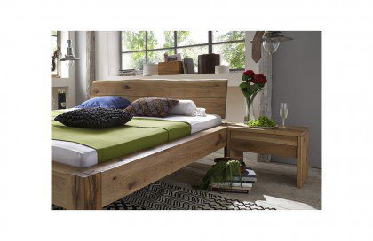 Sivar von Pure Natur - Holz-Bett Wildeiche bianco
