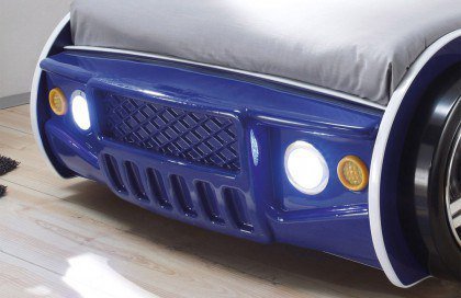 Energy von BEGABINO - Autobett blau mit Beleuchtung