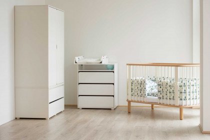 Baby & Cabby von FLEXA - Babyzimmer im Retro-Stil weiß