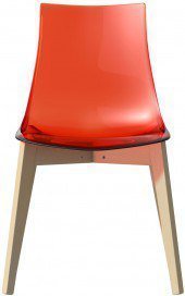 Fantasy von CANCIO - Stuhl in Buche/ Orange