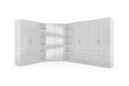 Celle von Rauch Blue - Eckschrank-Regal-Kombination weiß
