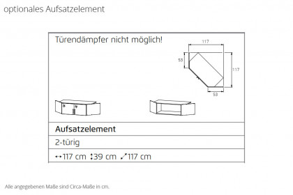 Celle von Rauch Blue - Eckschrank Eiche Sonoma Nachbildung weiß