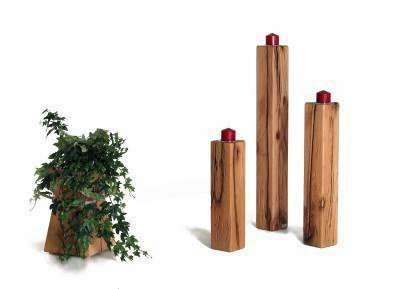 Kerzenständer von Sprenger Möbel - 3er Set aus Sumpfeiche