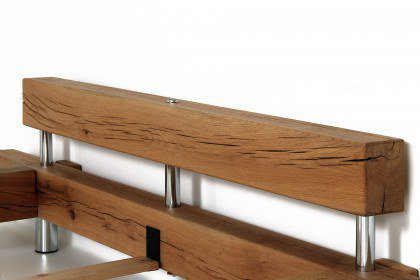 Balken-Bett von Sprenger Möbel - Holzbett Sumpfeiche