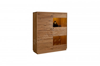 Alexandra-living von Dudinger - Highboard Eiche crushed