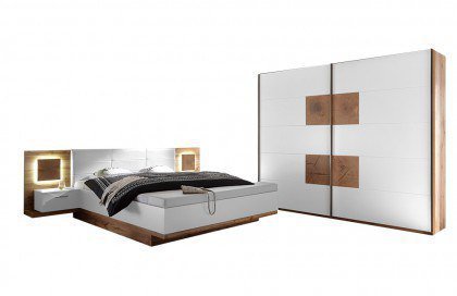 Capri & Capri XL von POL Power - Schlafzimmer weiß Wildeiche