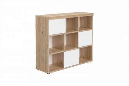 Fionn von Paidi - Jugendzimmer weiß - Eiche-Bordeaux-Nachbildung