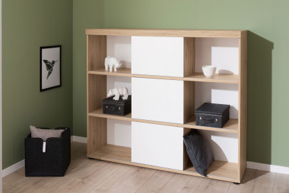 Fionn von Paidi - Jugendzimmer weiß - Eiche-Bordeaux-Nachbildung