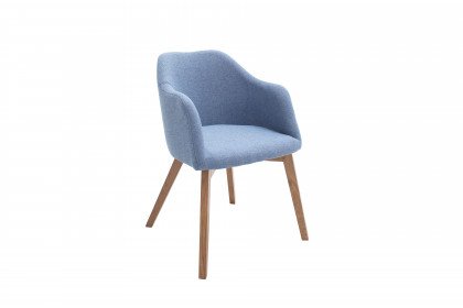 Theo von Standard Furniture - Stuhl in Eiche natur/ Eisblau