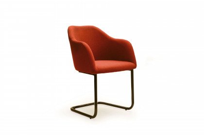 Theo von Standard Furniture - Stuhl kaminrot/ schwarz
