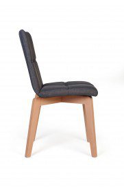 Manon 2 von Standard Furniture - Stuhl in Anthrazit/ Buche