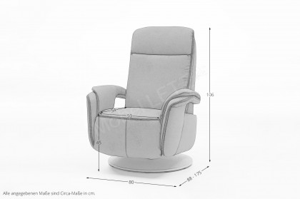 PP-RS16043 von Polipol - Relaxsessel mocca