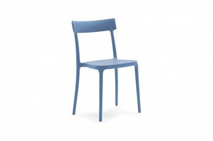 Argo von connubia by calligaris - Stuhl blau matt