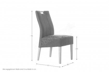 Vigo 1 von Standard Furniture - Stuhl in Eiche/ Dunkelbraun