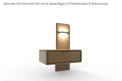 WSM 1600 von Wöstmann - Komfort-Doppelbett Wildeiche soft gebürstet