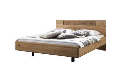 WSM 1600 von Wöstmann - Holz-Bett Wildeiche soft gebürstet