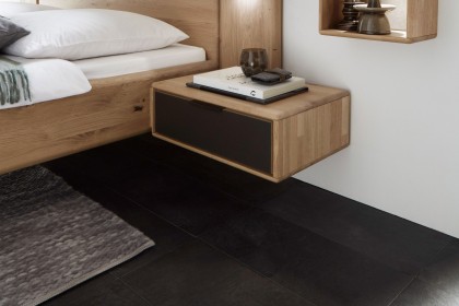 WSM 1600 von Wöstmann - Komfort-Doppelbett Wildeiche soft gebürstet