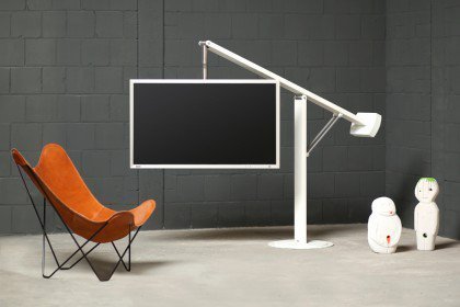 Balance art131 von Wissmann - schwenkbarer TV-Halter weiß