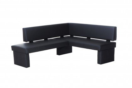 Matteo von Standard Furniture - Eckbank in Kunstleder schwarz