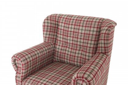 Pavolo von Wohnglücklich - Sessel rot-grün