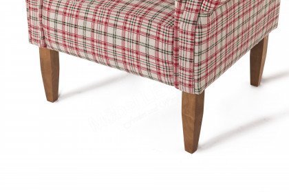 Pavolo von Wohnglücklich - Sessel rot-grün