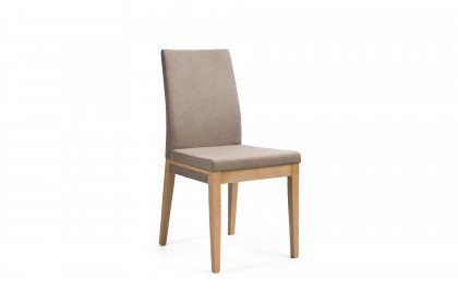 Santana von Standard Furniture - Stuhl in Taupe/ Eiche bianco