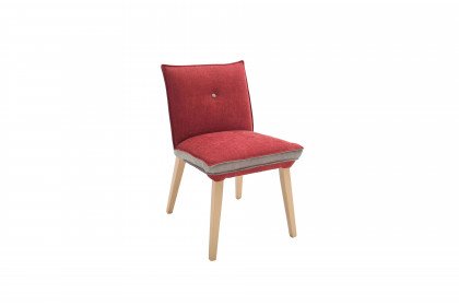 Genua von Standard Furniture - Stuhl in Buche/ Red/ Camel