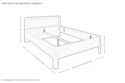 Mainau von Wiemann - Schlafzimmer-Möbel für Senioren 3-teilig