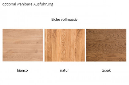 Mido von SKALIK - schmaler Schreibtisch ca. 90 cm breit Eiche natur