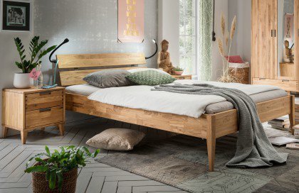 Mido von SKALIK - Holz-Bett Eiche natur geölt