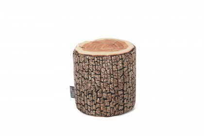 DotCom Wood von Magma Heimtex - Sitzsack Baumstamm braun