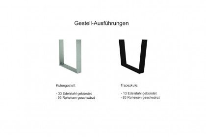 Oak Edition von Niehoff Sitzmöbel - Tisch Eiche bianco/ Metall