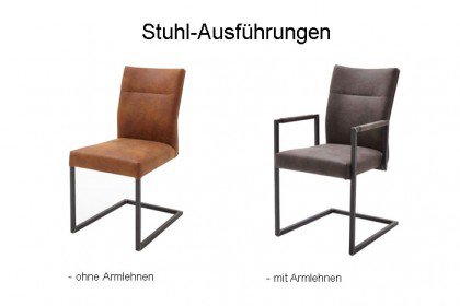 Stuhl 3071 von Niehoff Sitzmöbel - Schwingstuhl maron
