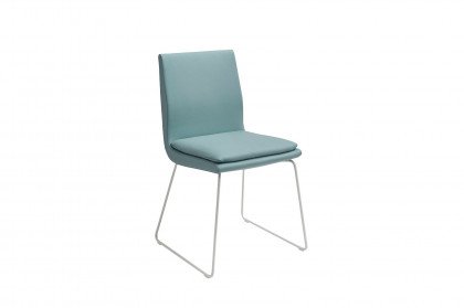 6125 von K+W Formidable Home Collection - Stuhl hellblau/ weiß