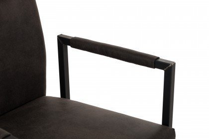 Stuhl 3072 von Niehoff Sitzmöbel - Schwingstuhl mit Armlehnen