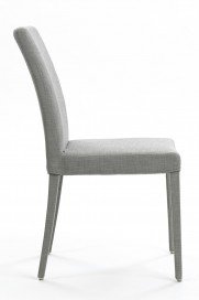 Slimm von Mobitec - Stuhl grau mit hoher Lehne