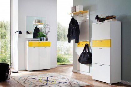 Multi-Color UNA von Wittenbreder - Garderobe in Weiß/ Gelb