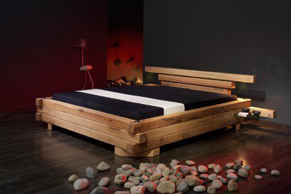 Bälkli-Bett von Sprenger Möbel - Bett Sumpfeiche