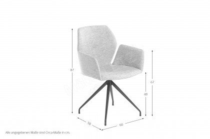 Mood #95 von Mobitec - Stuhl mit Metallgestell