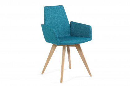 Mood #43 von Mobitec - Stuhl turquoise/ Eiche