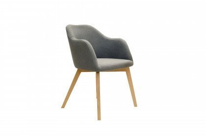 Theo von Standard Furniture - Stuhl grau/ Eiche natur
